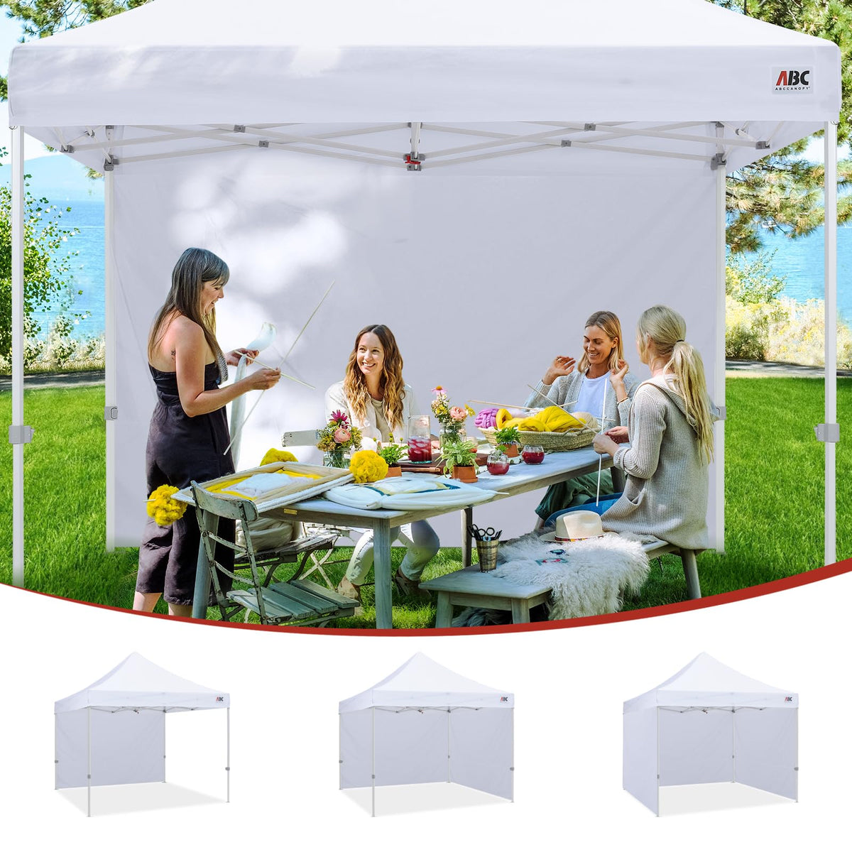 ABCCANOPY SunWall zip connectors to join multiple panels