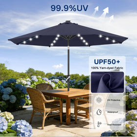 ABCCANOPY 45-degree tilt feature for sun tracking throughout the day.