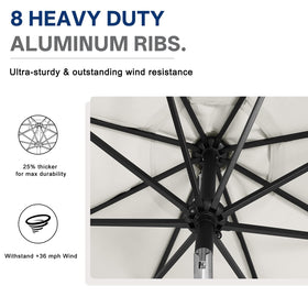 ABCCANOPY 45-degree tilt for directional shade throughout the day