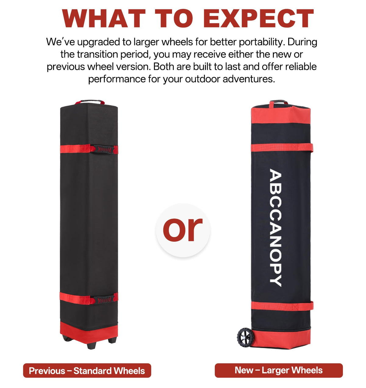 ABCCANOPY Two sidewalls offer flexible shade options