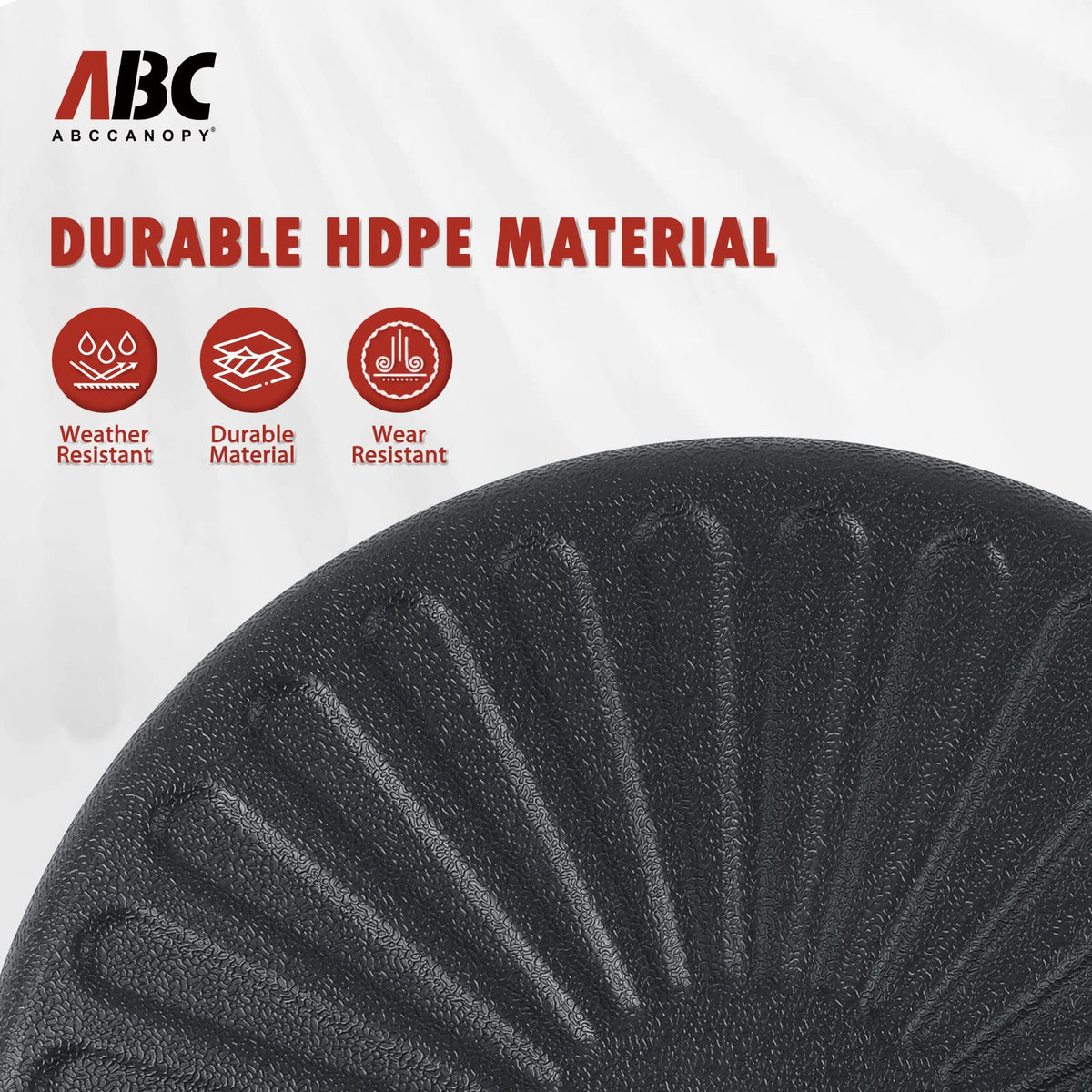 ABCCANOPY inserts fit 38 mm and 48 mm poles for compatibility.