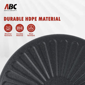 ABCCANOPY inserts fit 38 mm and 48 mm poles for compatibility.