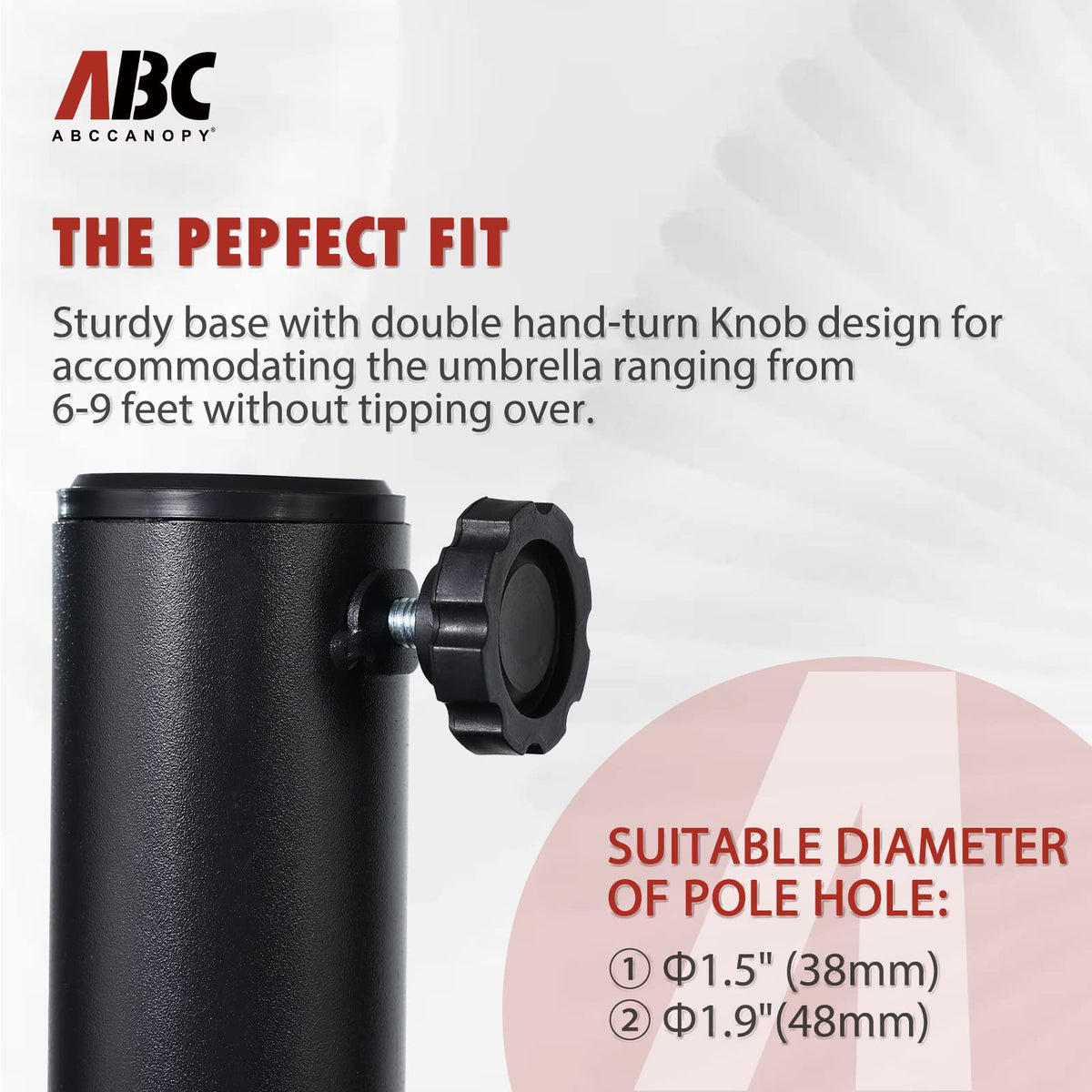 ABCCANOPY rust-proof HDPE and steel construction for outdoor use.