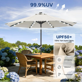 ABCCANOPY 11ft umbrella fitting 42–54 inch tables for outdoor dining