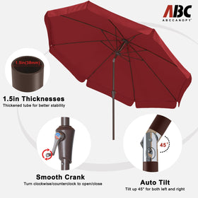 ABCCANOPY yarn-dyed fabric with UPF50+ for color and sun protection.