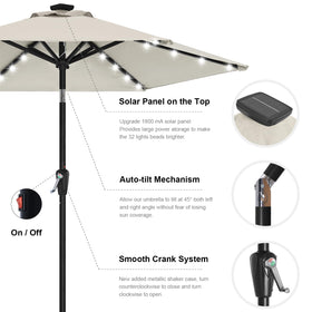 ABCCANOPY fits 42-54 inch tables; ideal patio dining shade.