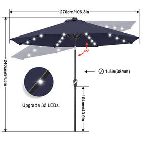 ABCCANOPY wind-stable design with anti-rust frame for breezy days.
