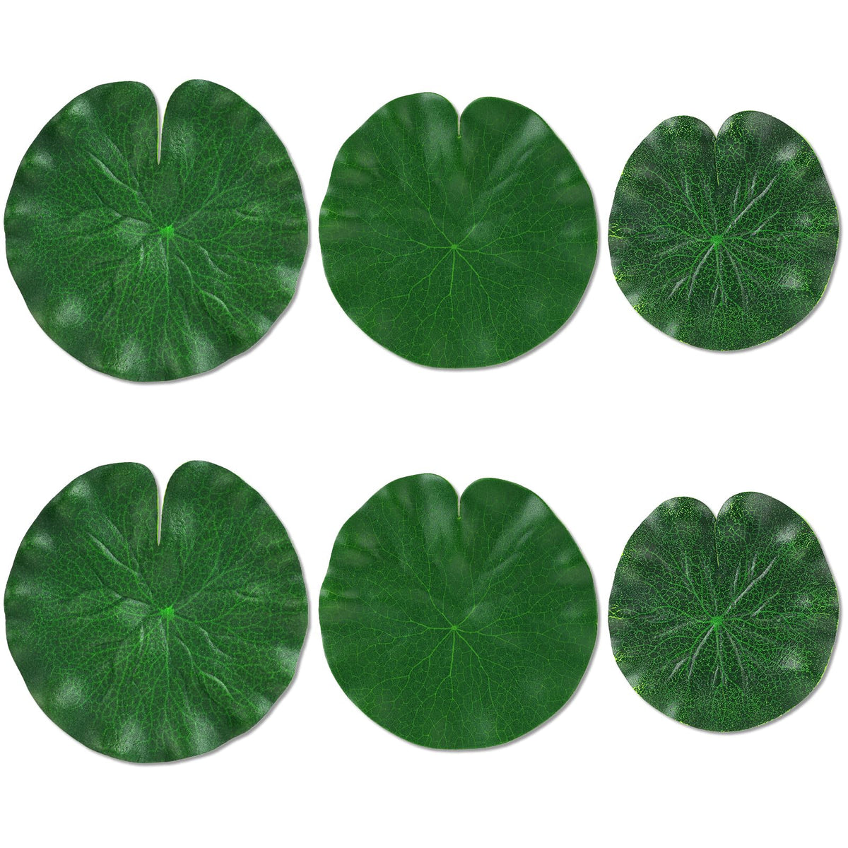 Abeillo large 14cm fake lily pad floats gracefully for pond decor.