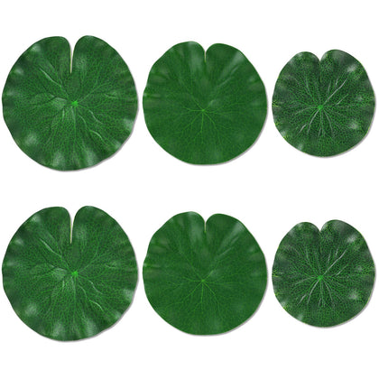 Abeillo large 14cm fake lily pad floats gracefully for pond decor.