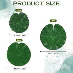 Abeillo large 14cm lily pad adds vibrant color to pools.