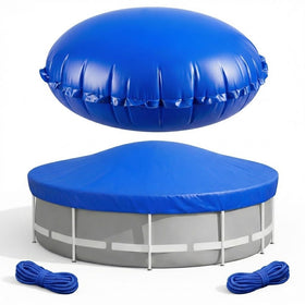 Abelive Goods 60-inch round pool pillow dome lifts covers for improved drainage.
