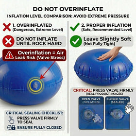 Abelive Goods valve seal ensures secure inflation and prevents air loss.