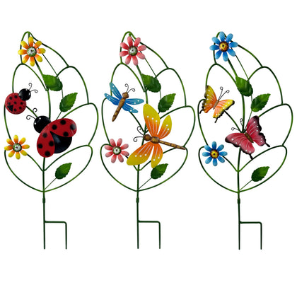 ABELOTS butterfly garden stake for vibrant lawn and bed display