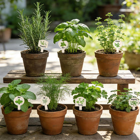 Abilat waterproof wooden plant tags withstand outdoor rain and humidity.