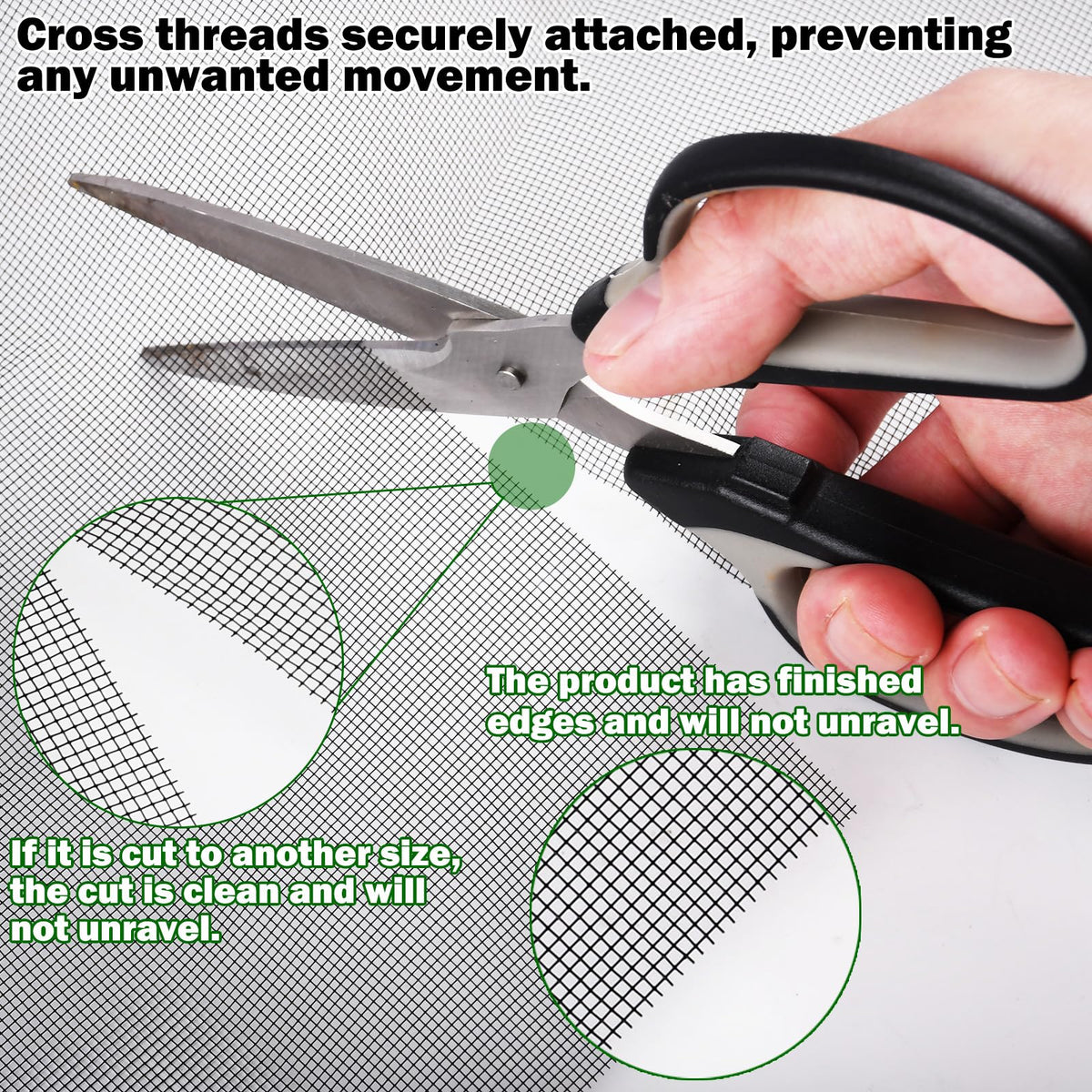 Abimars nano-composite mesh closeup shows ultra-thin, tear-resistant weave.