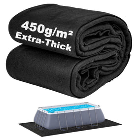 Abimars pool liner pad underfoot comfort with extra thickness for puncture resistance.