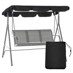 Abiphop patio swing canopy 64x45 top offering shaded outdoor seating