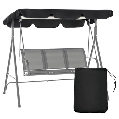 Abiphop patio swing canopy 64x45 top offering shaded outdoor seating