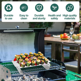 Abizarch stainless steel anti-rust rack enhances durability.