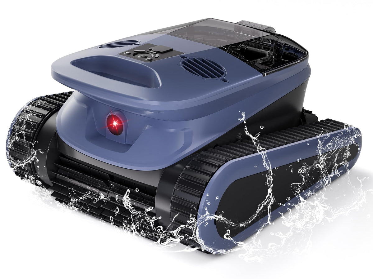 ABNEMEN Sat40 sonar front view shows autonomous cleaning for in-ground and above-ground pools