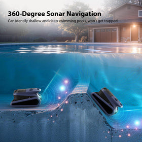 ABNEMEN Sat40 wall cleaning action reaches pool edges with efficiency