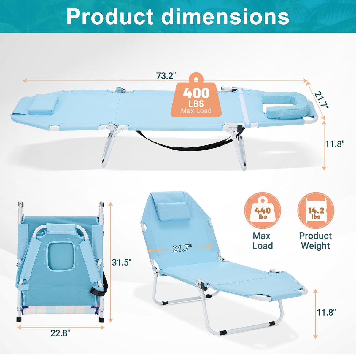 ABORON designed for adult lounging and sunbathing sessions