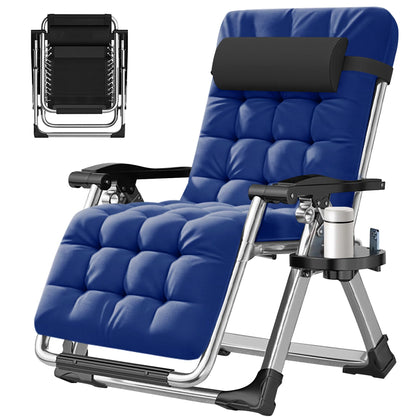 ABORON Zero Gravity Chair front view with sturdy frame for outdoor lounging