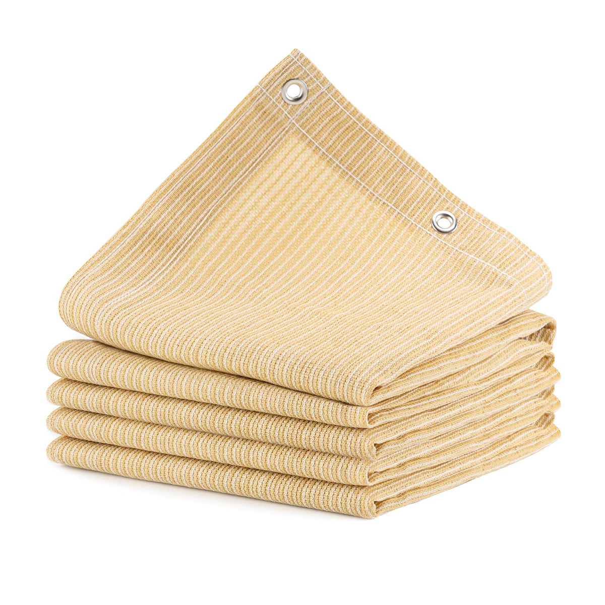 ABOSUN sunshade 8x8 wheat setup showcasing UV protection and breathable shade.