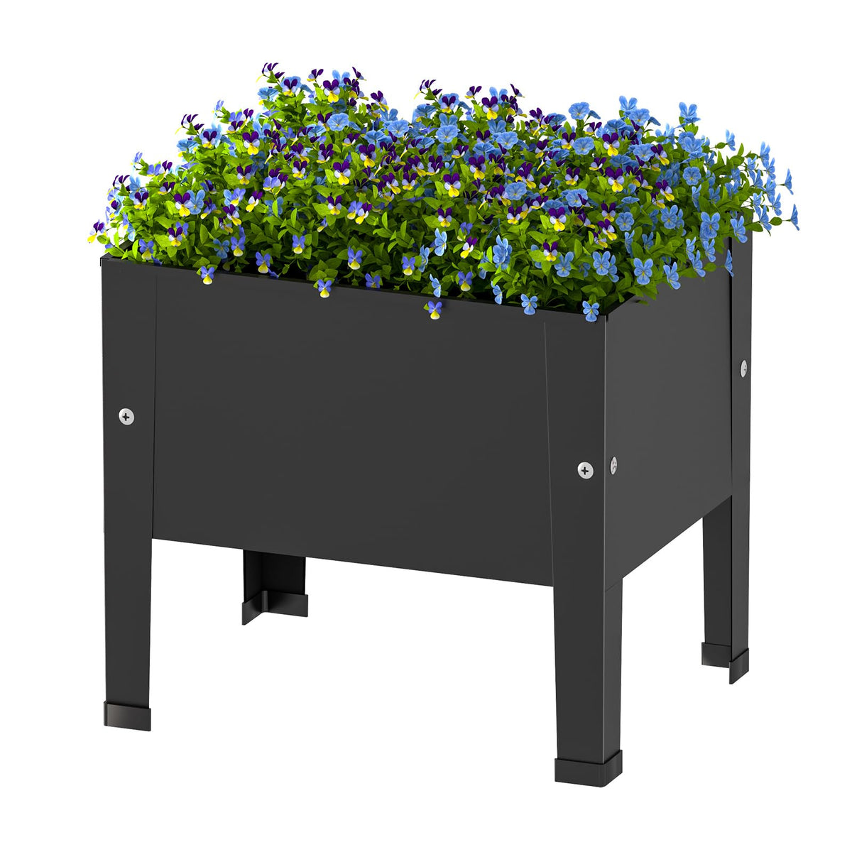 aboxoo 2-pack 14-inch raised garden bed with legs for patio vegetable growing