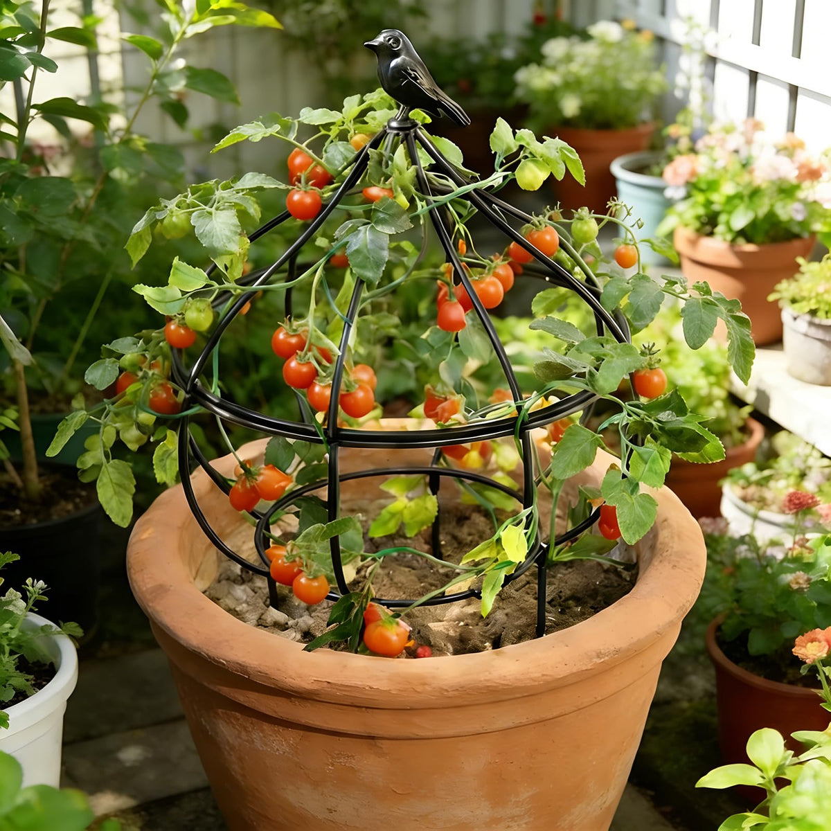 aboxoo rust-resistant finish resists weather while keeping decorative appeal.