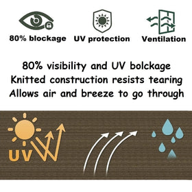 Abrotain 80% blockage shield reduces glare and heat without hiding your view.