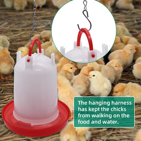 Abustle pig chicken waterer compact 1.5l fits tidy coops for easy water access.