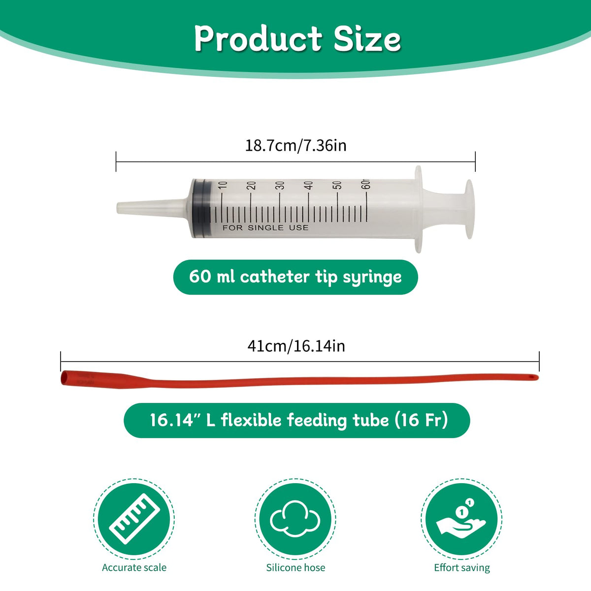 Abustle pig syringe with clear graduations for controlled feeding sessions.