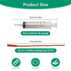 Abustle pig syringe with clear graduations for controlled feeding sessions.