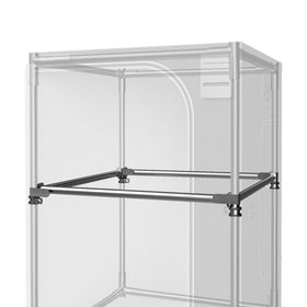 AC Infinity 4x4 grow tent bars front view show sturdy steel for secure gear mounting.