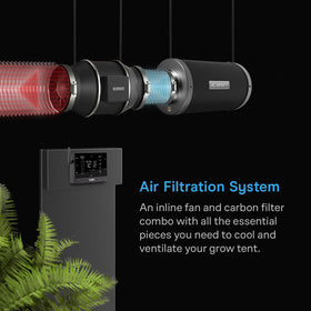 AC Infinity AI Controller with WiFi enables real-time climate insights for optimized ventilation.