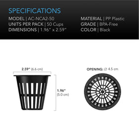 AC Infinity ribbed interior guides roots toward openings for efficient hydroponic uptake.