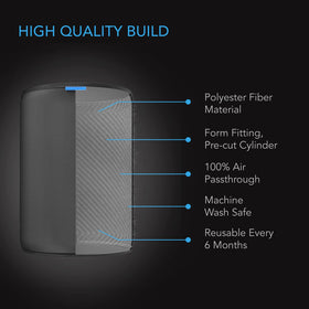 AC Infinity breathable pre-filter fabric with full air passthrough