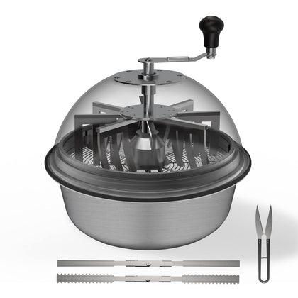 AC Infinity Bud Leaf Bowl Trimmer 16-inch dome view for precise, visible trimming.
