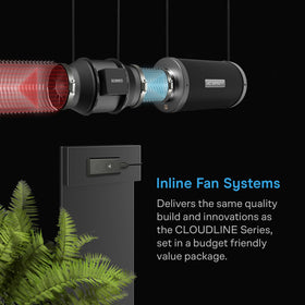 AC Infinity 6in carbon filter with prefilter demonstrates odor control for indoor gardens.