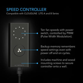 AC Infinity CLOUDLINE A8 8-inch duct connection for efficient airflow