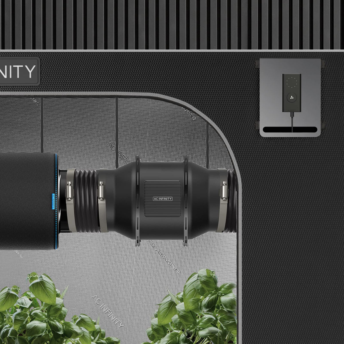 AC Infinity CLOUDLINE A8 grow tent setup delivering quiet operation