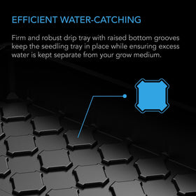 AC Infinity durable drip tray prevents leaks while supporting heavier loads.