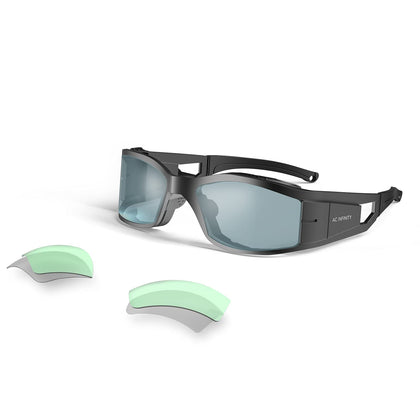 AC Infinity Grow Room Glasses front view with wraparound frame for all-day comfort