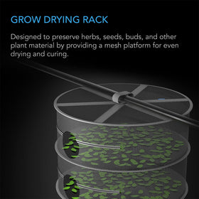 AC Infinity Herb Drying Rack collapsible chambers keep contents organized