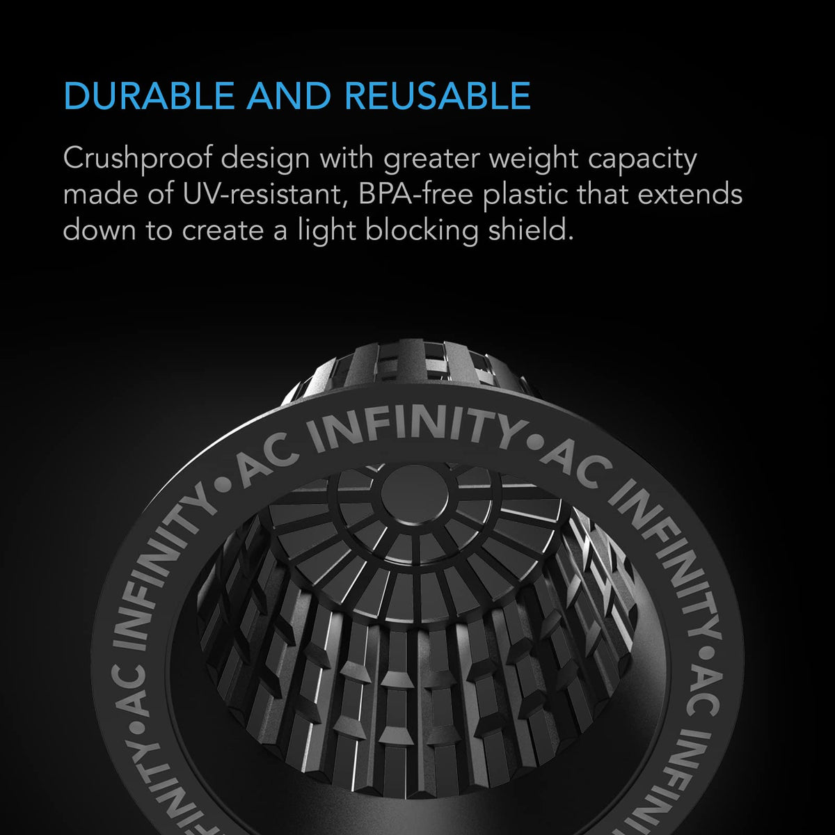 AC Infinity net pots for indoor outdoor setups supporting versatile media and drainage.