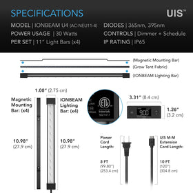 Ideal for grow tents, greenhouses, and compact indoor gardens.