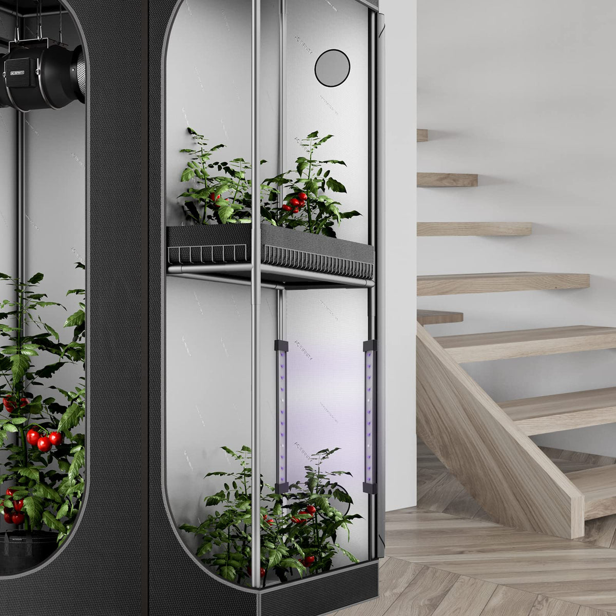 Mounting versatility with easy frame or canvas installation.