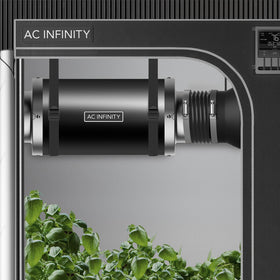 AC Infinity 12.87 inch length allows easy duct-run placement