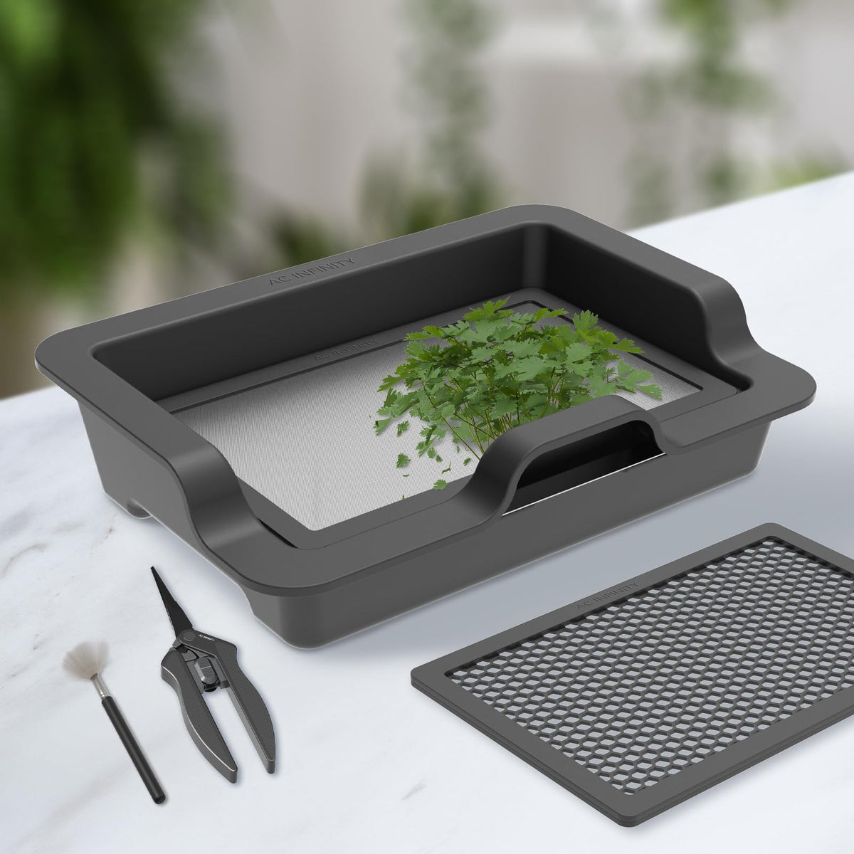 AC Infinity pruning accessories included to support setup and harvest flow